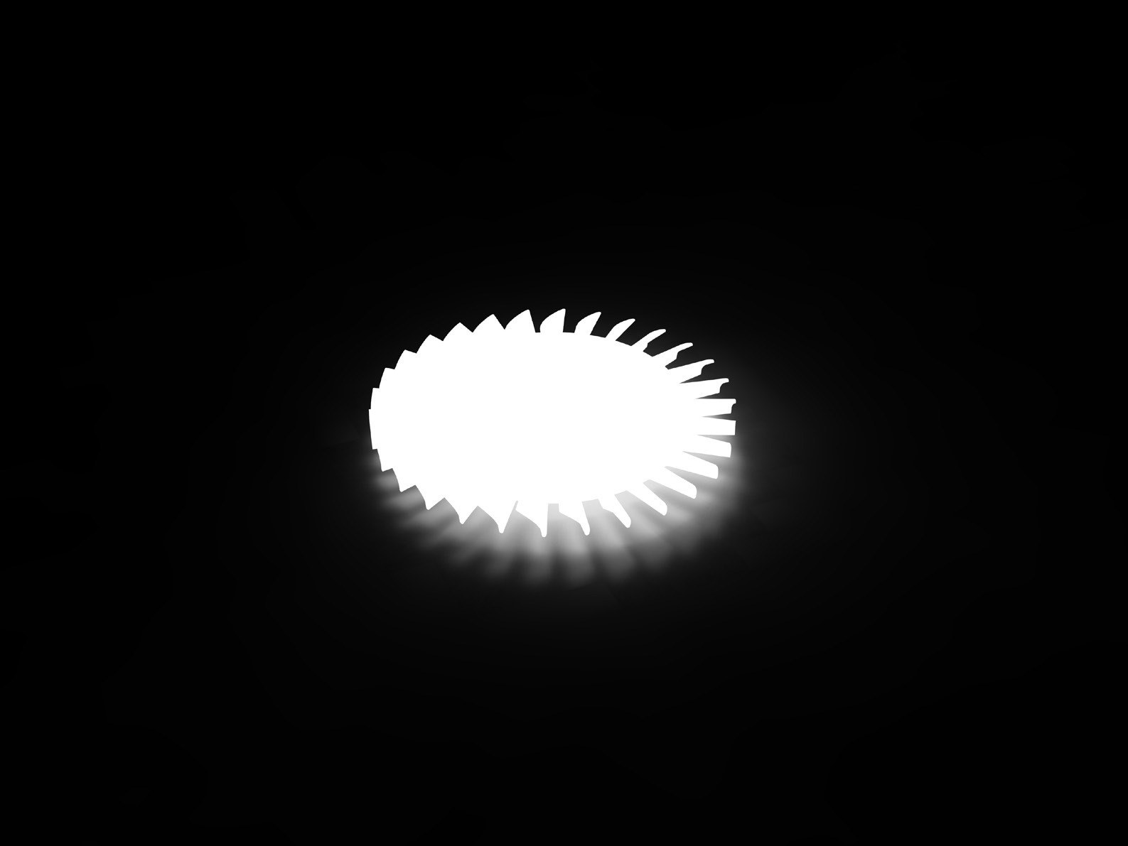 Metal additive aviation turbine disc blank with dense curved blades